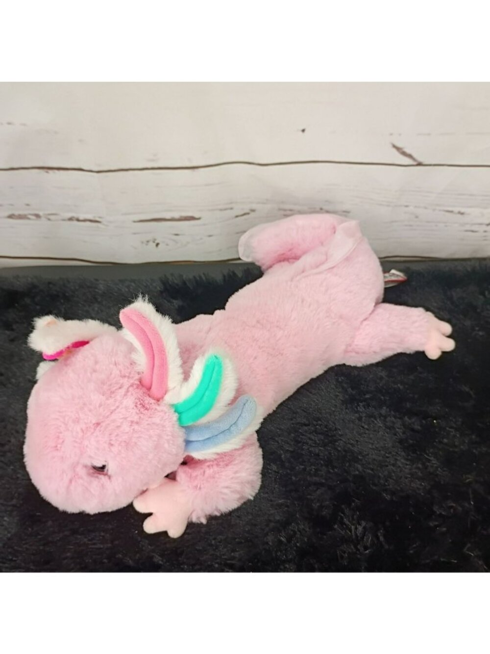 Douglas Pink Axolotl Plush Stuffed Animal Toy With Rainbow Gills - Soft Cuddly &